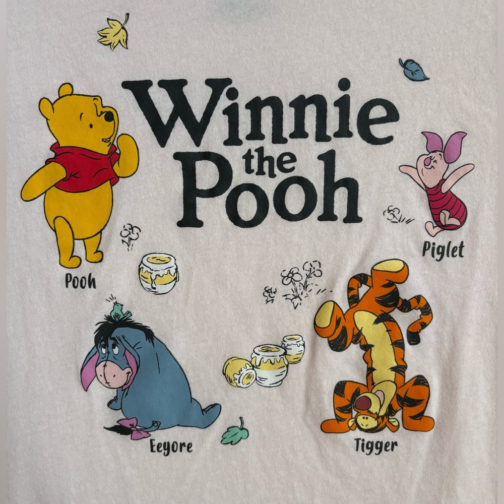 Disney Winnie‎ the Pooh Graphic T-Shirt Women’s Small Piglet Tigger Eeyore EUC